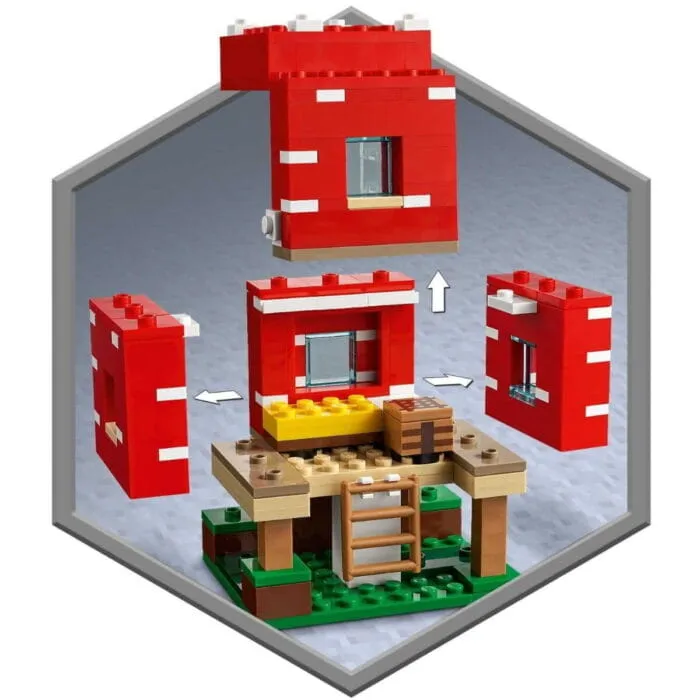 Lego 21179 Minecraft Грибной дом - Image 7