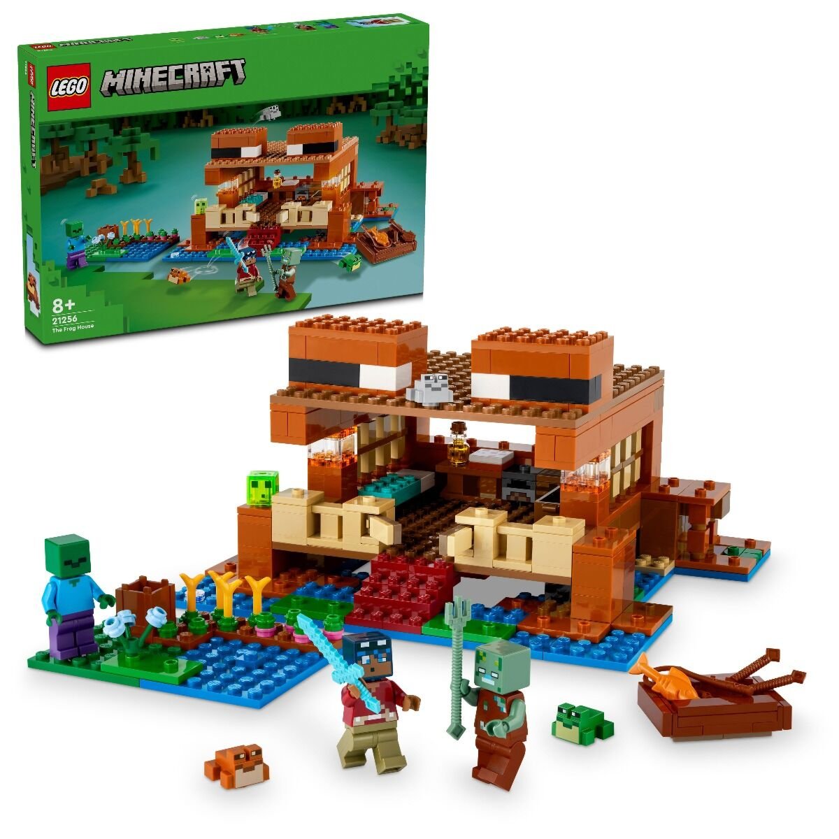 21256_Kidsy_KZ_LEGO-2.jpg Lego 21256 Minecraft Лягушачий домик - Image 1