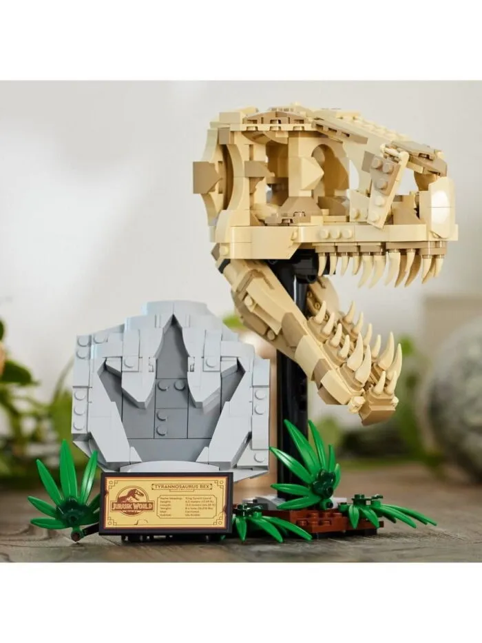 Lego 76964 Jurassic World Окаменелости динозавров: череп тираннозавра — изображение 3
