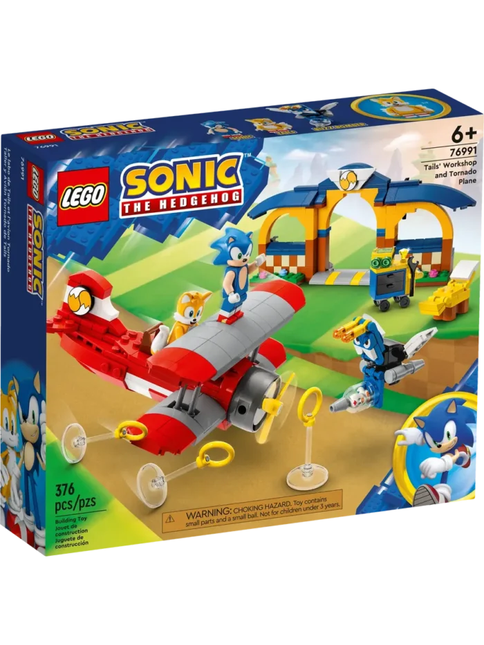 Lego 76991 Соник Мастерская Тейлза и Самолет Торнадо — изображение 4