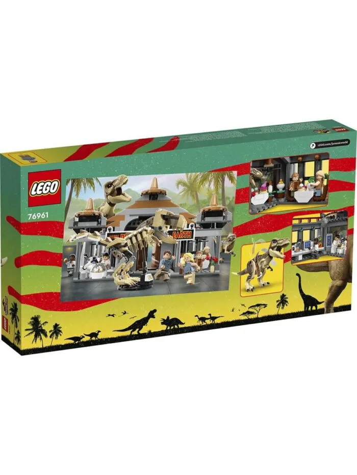 Lego 76961 Jurassic World Центр для посетителей: Т-рекс против Раптора — изображение 3