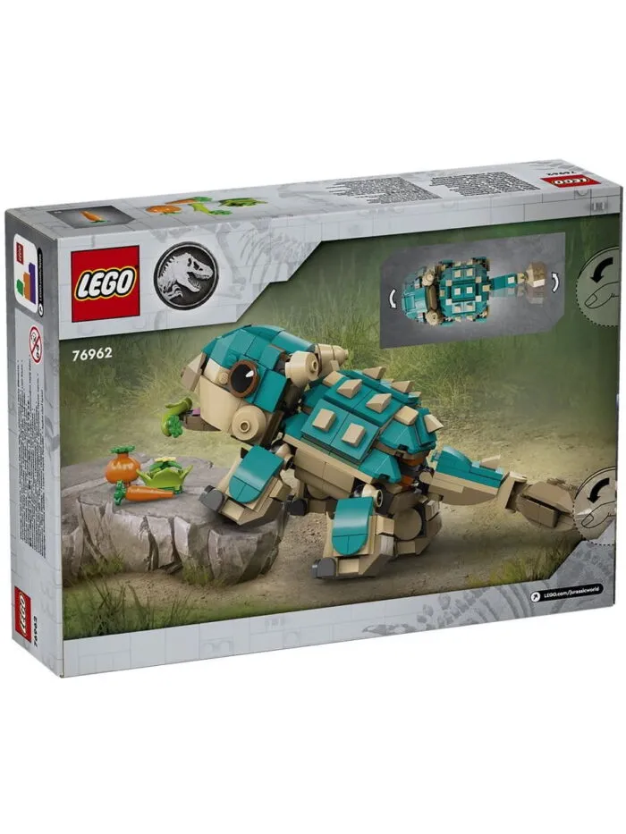 Lego 76962 Jurassic World Малышка Бампи: анкилозавр — изображение 3
