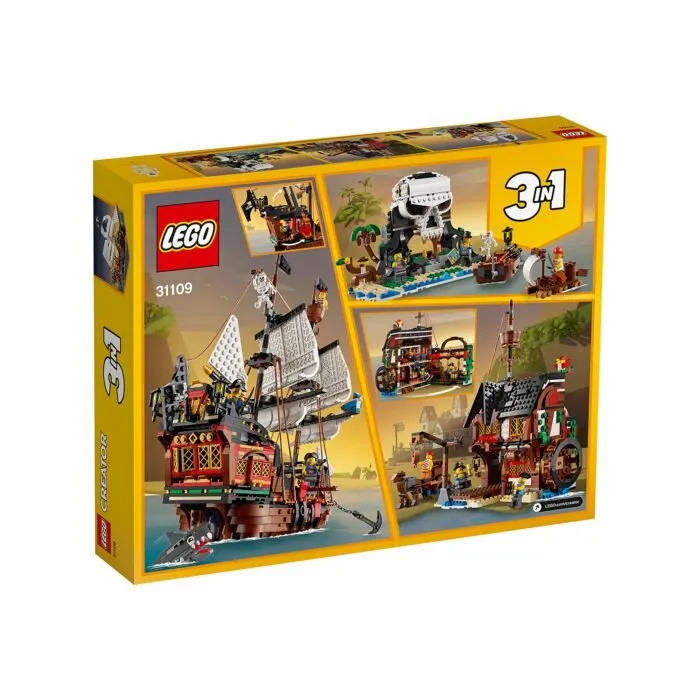 Lego 31109 Криэйтор Пиратский корабль — изображение 7