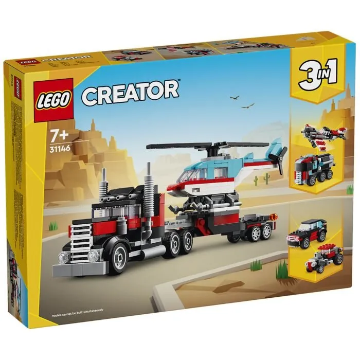 Lego 31146 Криэйтор Бортовой грузовик с вертолетом - Image 2