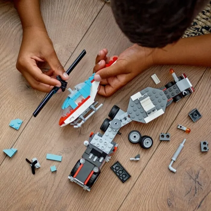Lego 31146 Криэйтор Бортовой грузовик с вертолетом - Image 8