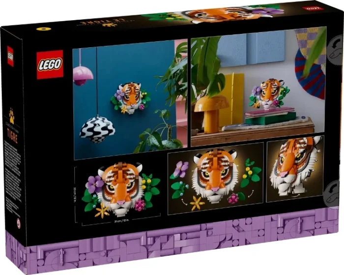 Lego 31217 ART Коллекция фауны: тигр — изображение 2