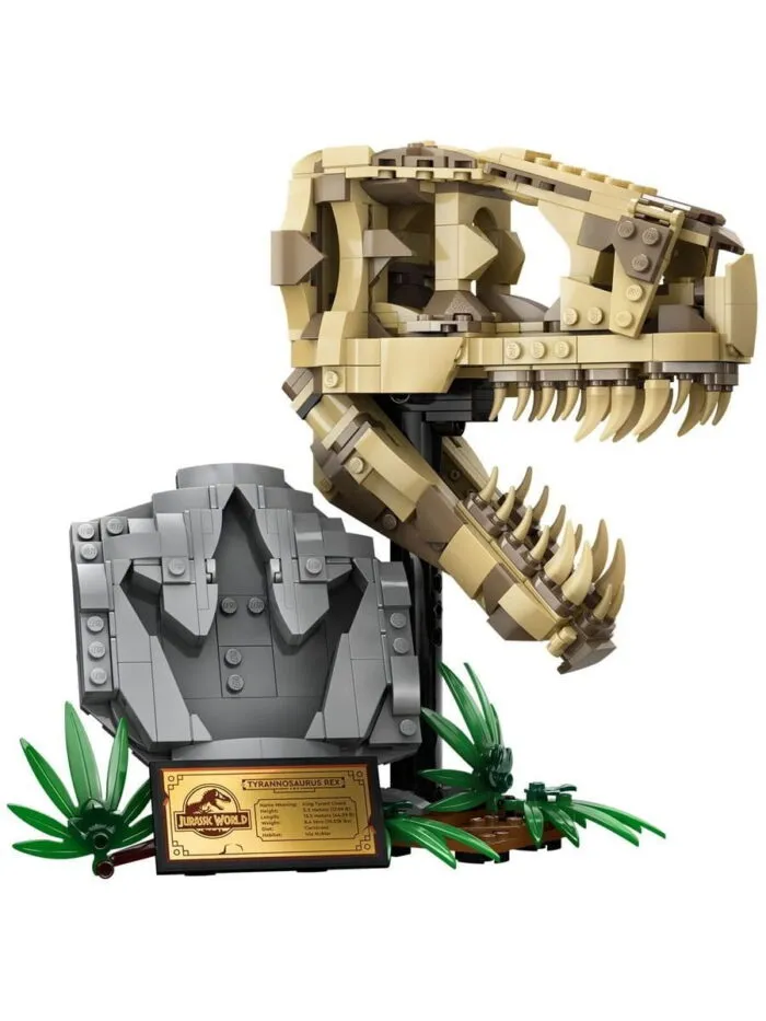 Lego 76964 Jurassic World Окаменелости динозавров: череп тираннозавра — изображение 4
