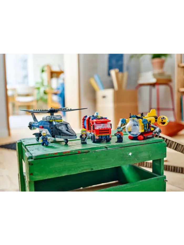 Lego 60462 Город Вертолет, пожарная машина и подводная лодка - Image 5