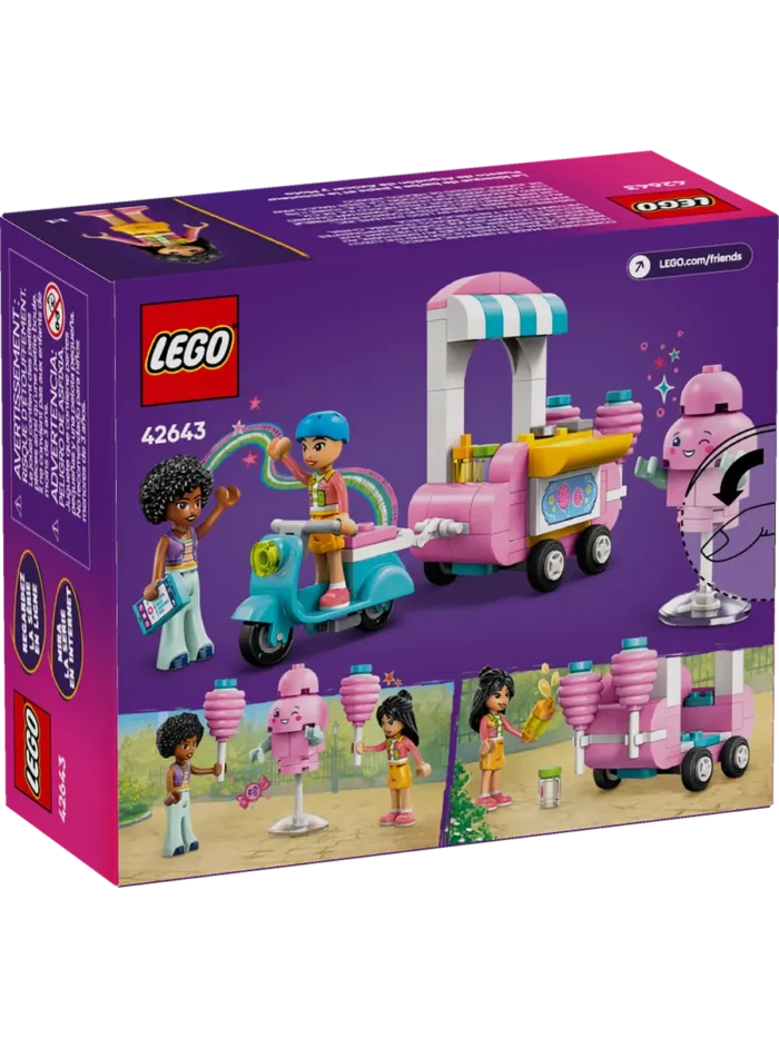 Lego 42643 Подружки Прилавок со сладкой ватой и скутер — изображение 5