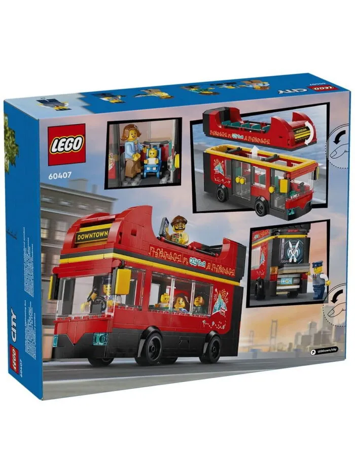 Lego 60407 Город Двухэтажный экскурсионный автобус — изображение 4