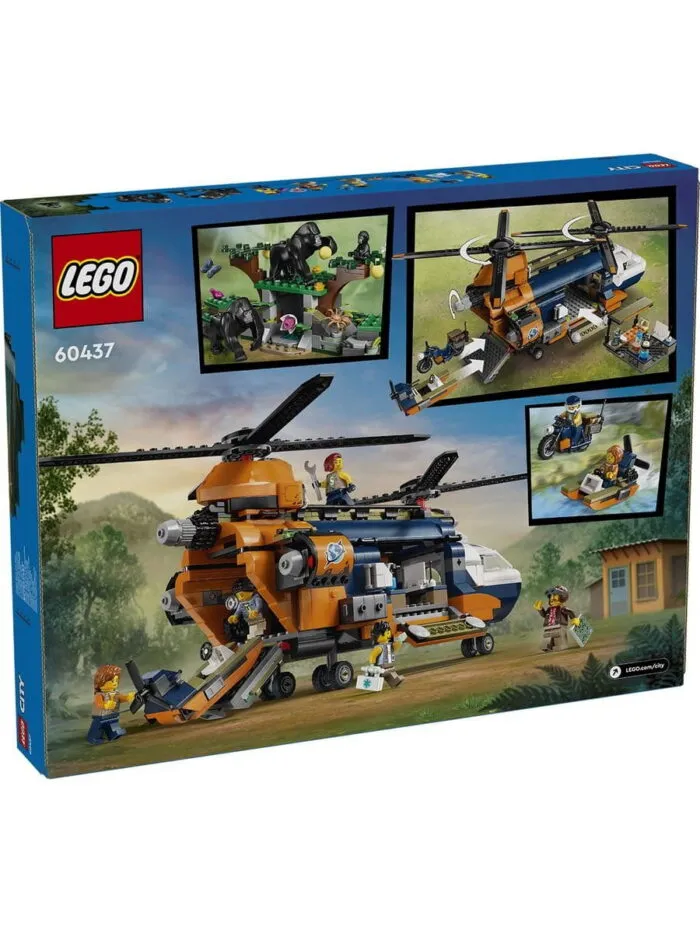 Lego 60437 Город Вертолет исследователя джунглей в лагере — изображение 4