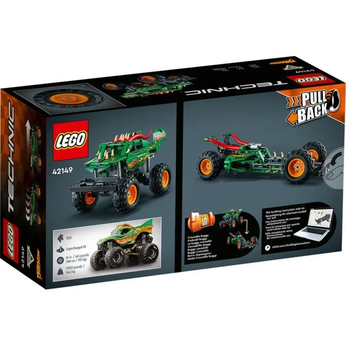 Lego 42149 Техник Monster Jam™ Dragon™ — изображение 4