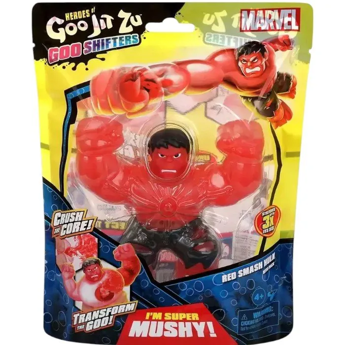 Гуджитсу 42577G (42581) Красный Халк Гу Шифтерс Марвел тян.фиг. ТМ GooJitZu - Image 2