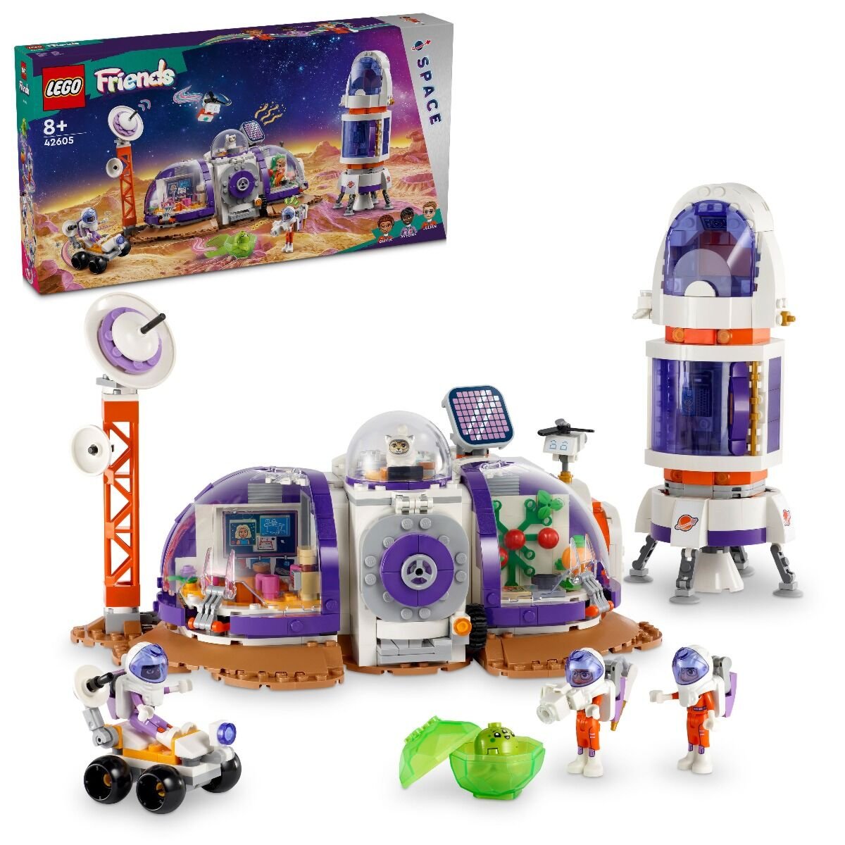 42605_Kidsy_KZ_LEGO-2.jpg Lego 42605 Подружки Марсианская космическая база и ракета - Image 1
