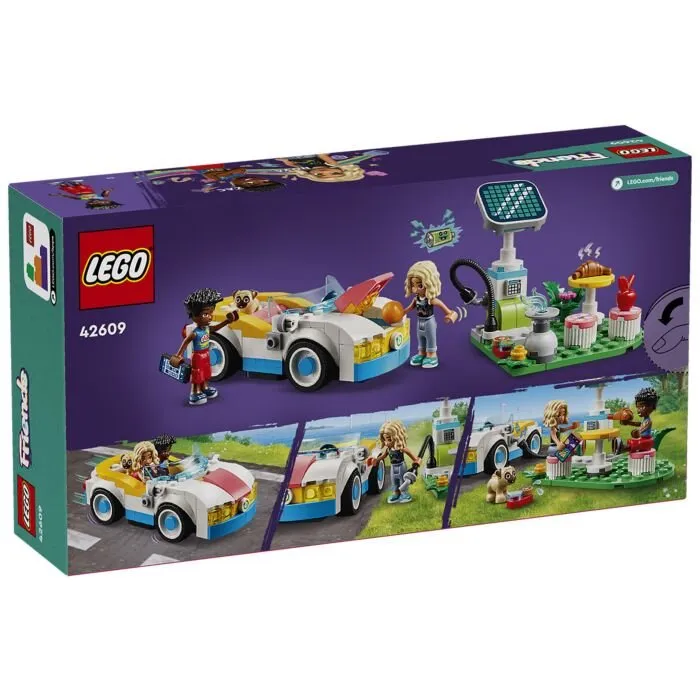 Lego 42609 Подружки Электромобиль и зарядное устройство — изображение 3