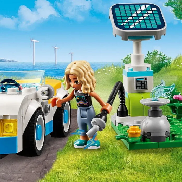 Lego 42609 Подружки Электромобиль и зарядное устройство — изображение 8