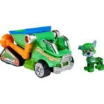 PAW Patrol 43690 Игровой набор Машинка с фигуркой Рокки, 18см. свет, звук. Щенячий Патруль