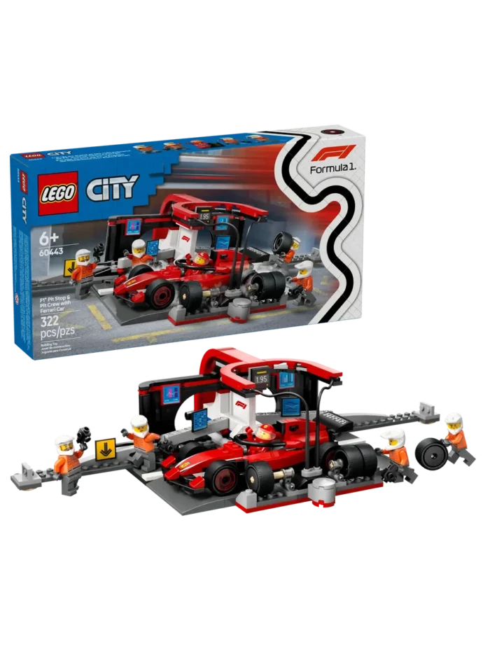 Lego 60443 Город Пит-стоп F1® с болидом Ferrari - Image 6