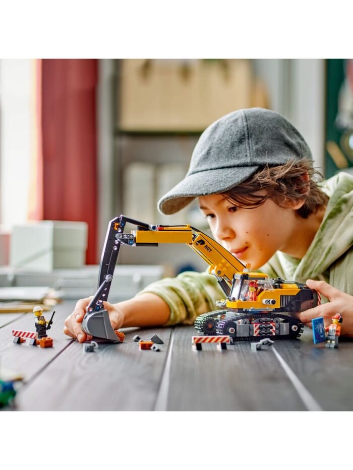 Lego 60420 Город Желтый строительный экскаватор - Image 5