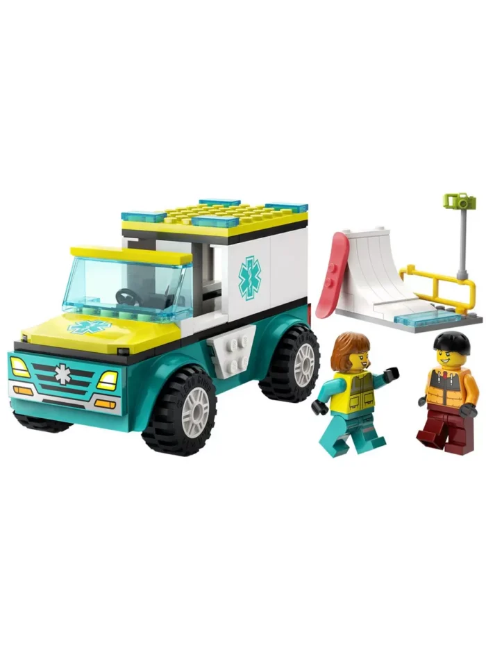 Lego 60403 Город Скорая помощь и сноубордист — изображение 5