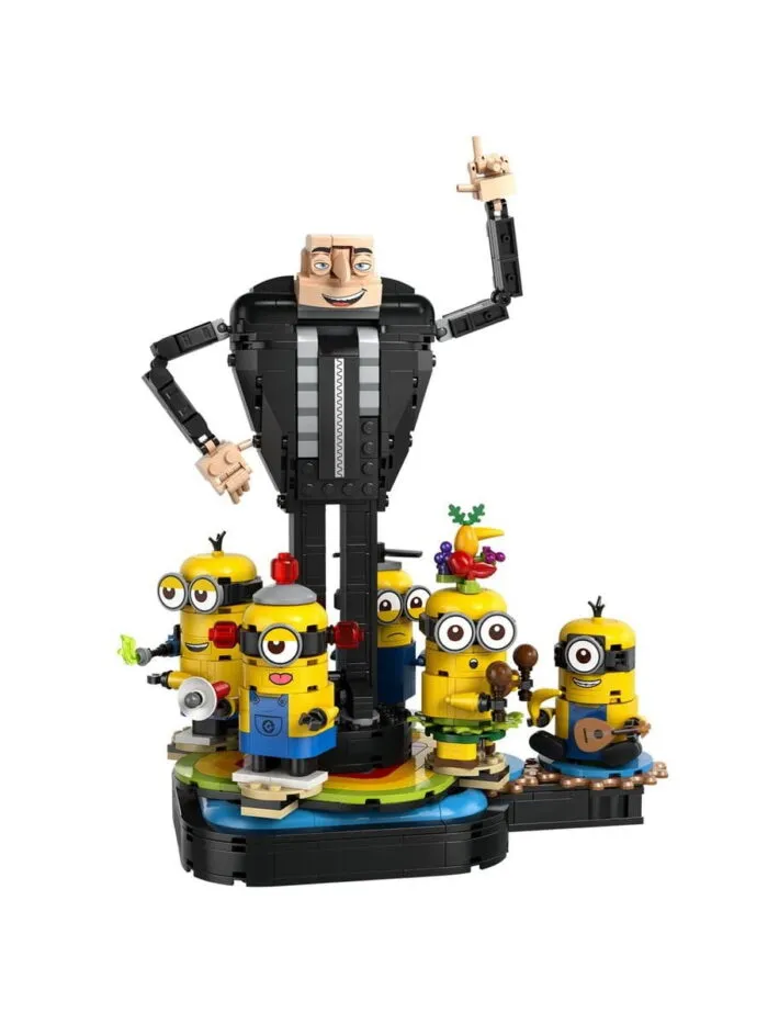Lego 75582 Миньоны Грю и миньоны из кубиков — изображение 5