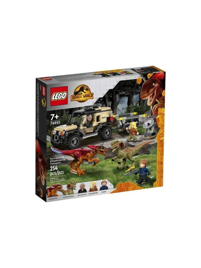 Lego 76951 Jurassic World Перевозка пирораптора и дилофозавра - Image 5