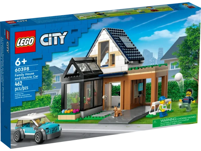 Lego 60398 Город Семейный дом и электромобиль — изображение 2