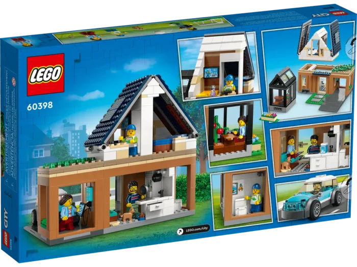 Lego 60398 Город Семейный дом и электромобиль — изображение 13