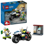 Lego 60455 Город Погоня на полицейском мотоцикле