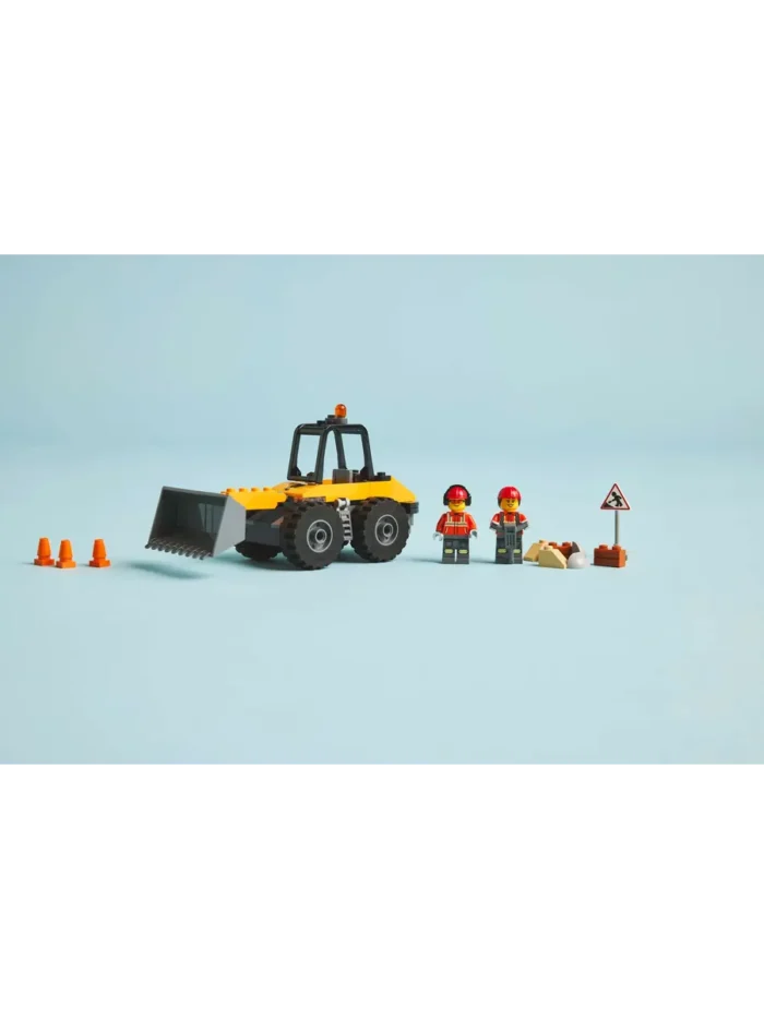 Lego 60450 Город Желтый строительный колесный погрузчик — изображение 8