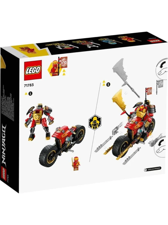 Lego 71783 Ниндзяго Робот Кая на мотоцикле EVO - Image 7