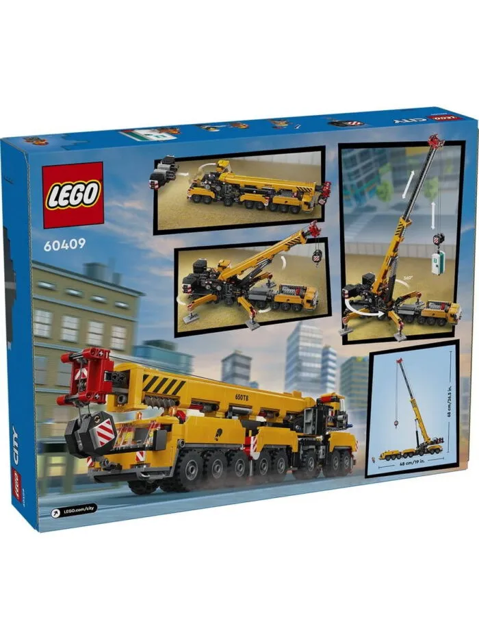 Lego 60409 Город Желтый мобильный строительный кран - Image 7