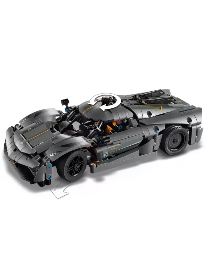 Lego 42173 Техник Гиперкар Koenigsegg Jesko Absolut Grey - Image 7
