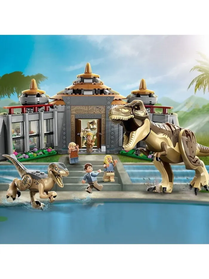 Lego 76961 Jurassic World Центр для посетителей: Т-рекс против Раптора — изображение 7