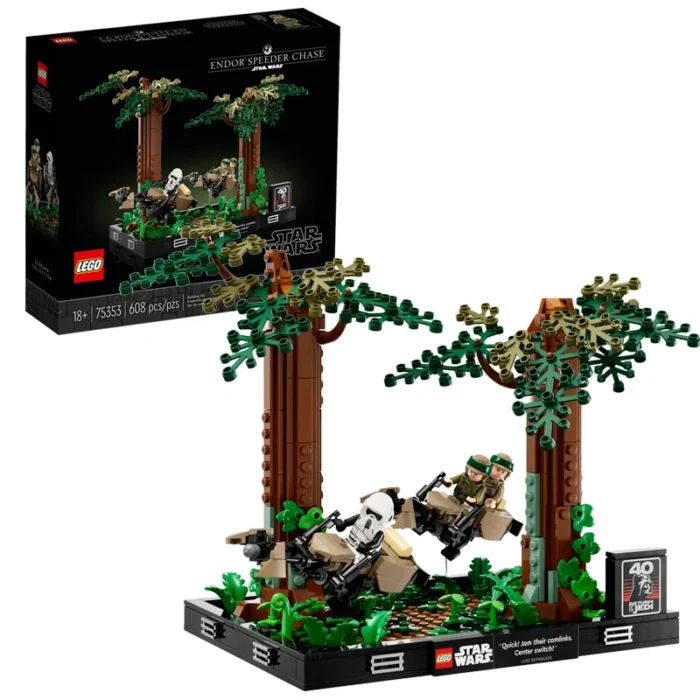 Lego 75353 Звездные войны Диорама «Погоня на Эндоре»