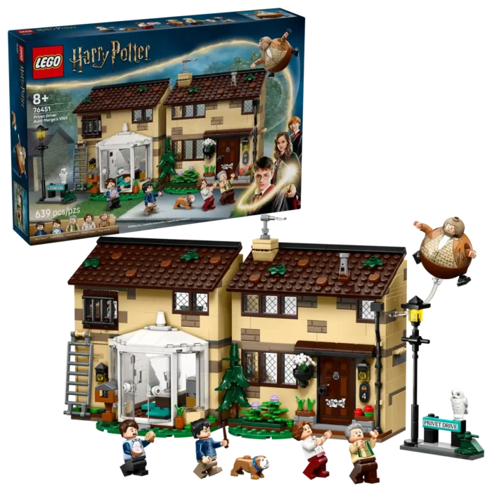 Lego 76451 Гарри Поттер Тисовая улица: визит тетушки Мардж