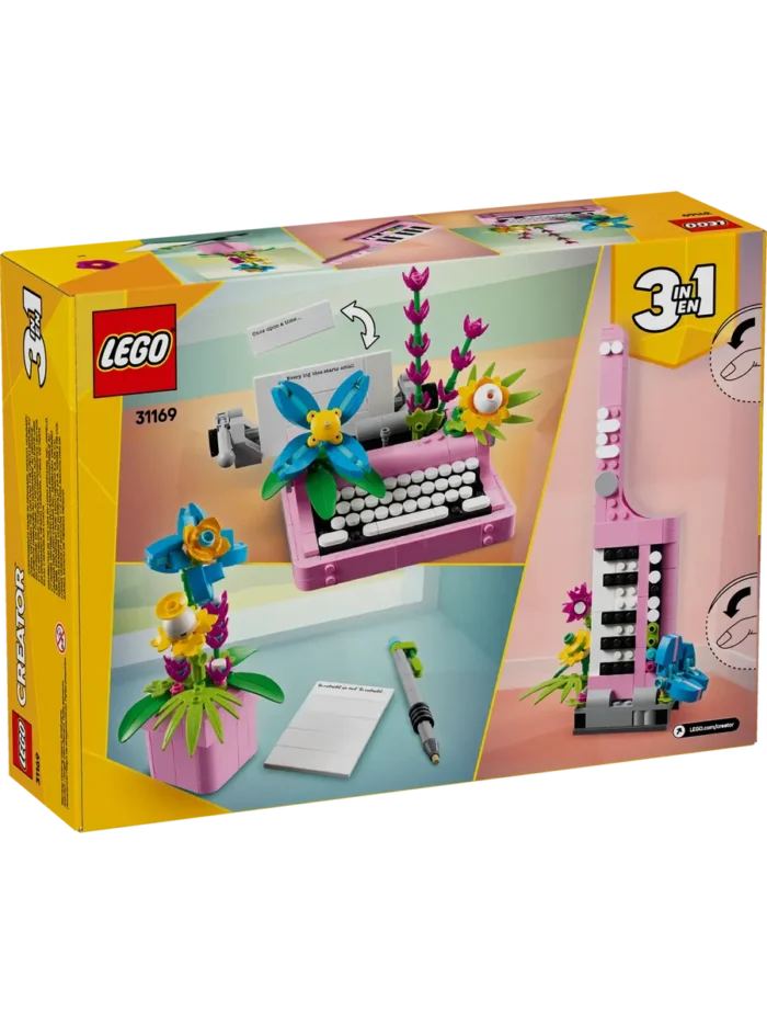 Lego 31169 Криэйтор Пишущая машинка с цветами - Image 9