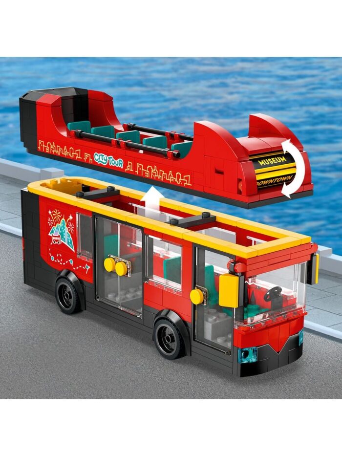 Lego 60407 Город Двухэтажный экскурсионный автобус — изображение 8