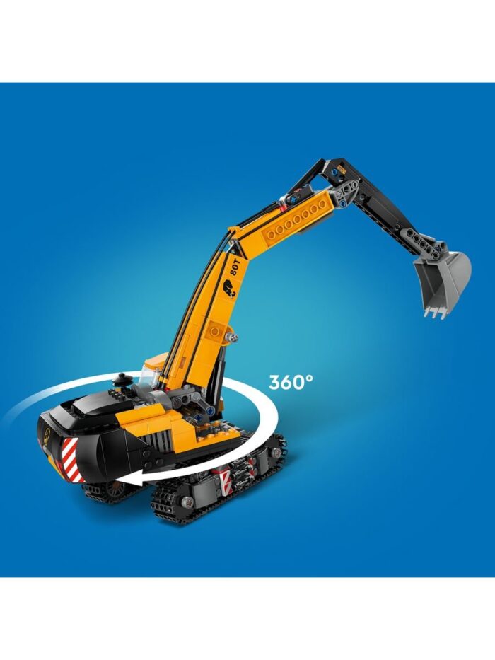 Lego 60420 Город Желтый строительный экскаватор - Image 8