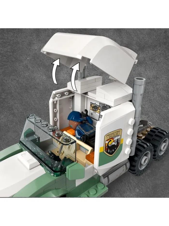 Lego 76966 Jurassic World Истории динозавров: перевозка аллозавра — изображение 8