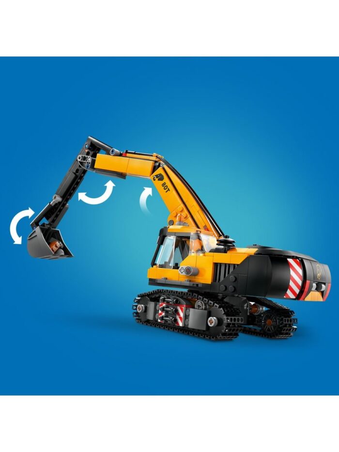 Lego 60420 Город Желтый строительный экскаватор - Image 9