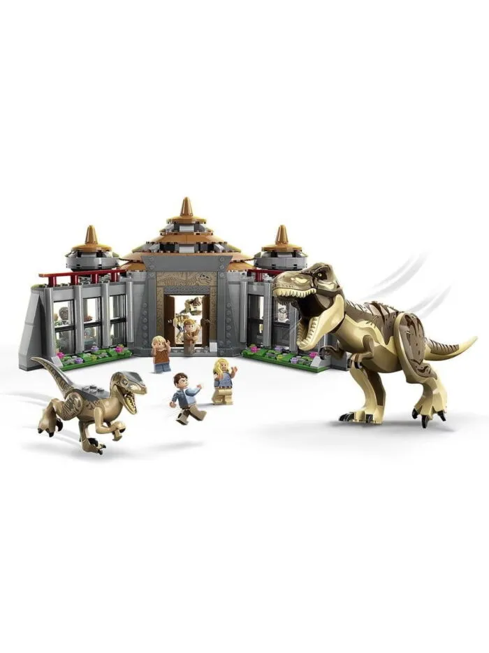 Lego 76961 Jurassic World Центр для посетителей: Т-рекс против Раптора — изображение 9