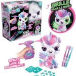 AIRBRUSH 274CL Игровой набор мягкая игрушка с аэрографом Светящийся в темноте единорог, 25 см