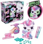AIRBRUSH 274CL Игровой набор мягкая игрушка с аэрографом Светящийся в темноте единорог, 25 см