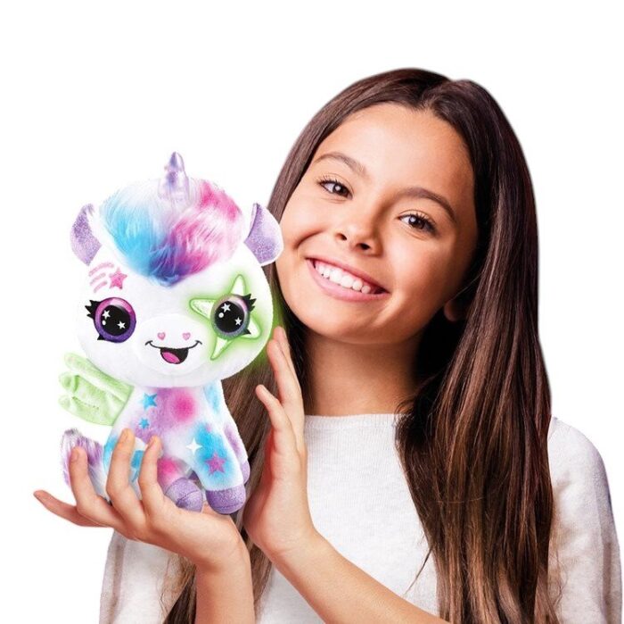 AIRBRUSH 274CL Игровой набор мягкая игрушка с аэрографом Светящийся в темноте единорог, 25 см - Image 2