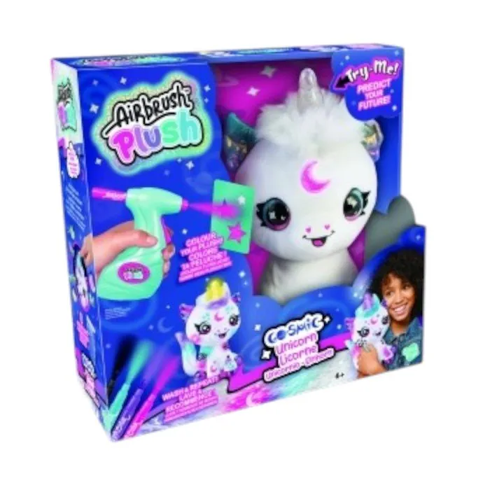 AIRBRUSH AIR028 Игровой набор мягкая игрушка с аэрографом Космический Единорог, 25 см — изображение 3