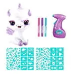 AIRBRUSH AIR028 Игровой набор мягкая игрушка с аэрографом Космический Единорог, 25 см