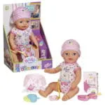 BABY born 42481 Интеракт. кукла Лена с магич. глазками 36 см.