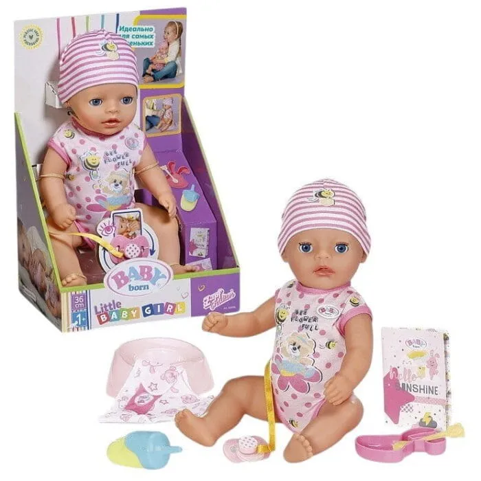 BABY born 42481 Интеракт. кукла Лена с магич. глазками 36 см. - Image 4