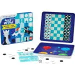MAGNETICUS BG-2204 Магнитные игры 4-в-1: Шашки, Шахматы, Уголки, Лудо - Image 2